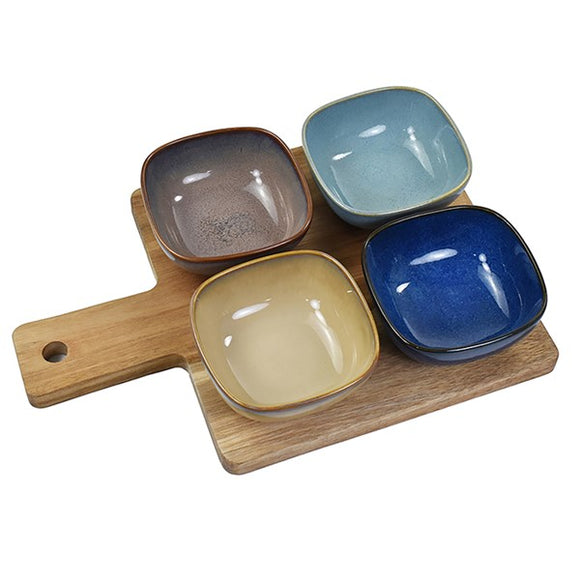 Versatile tray platter Elements 4 Snack On Tray Square