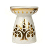 Modern candle warmer Tree Of Life Ceramic Oil Burner design

