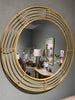 Trento Round Wall Mirror Antique Gold picture of the display model