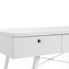 Versatile workspace solution with a clean white finish.