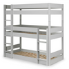 Versatile grey Trio bunk bed for growing families.