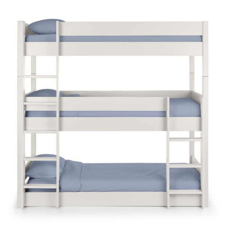Trio Bunk Bed Surf White