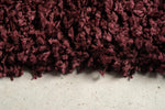 Twilight Rug 1144 Burgundy close view picture of the pile height