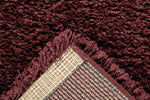Twilight Rug 1144 Burgundy picture of the rug backing