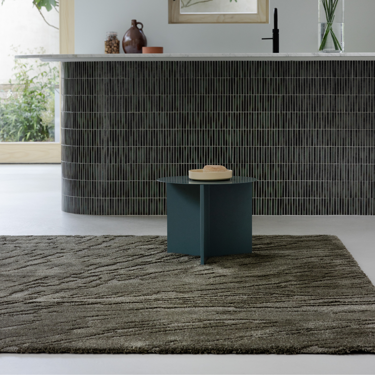 Brink & Campman Twinset Shore Abstract Rug Olive
