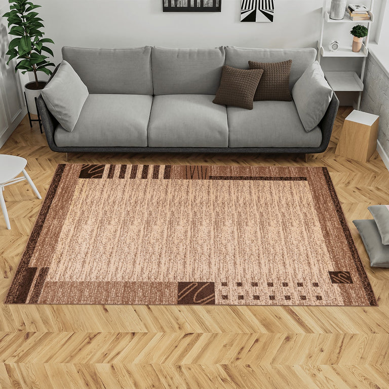 Twist T1009 Bohemian Rug Brown