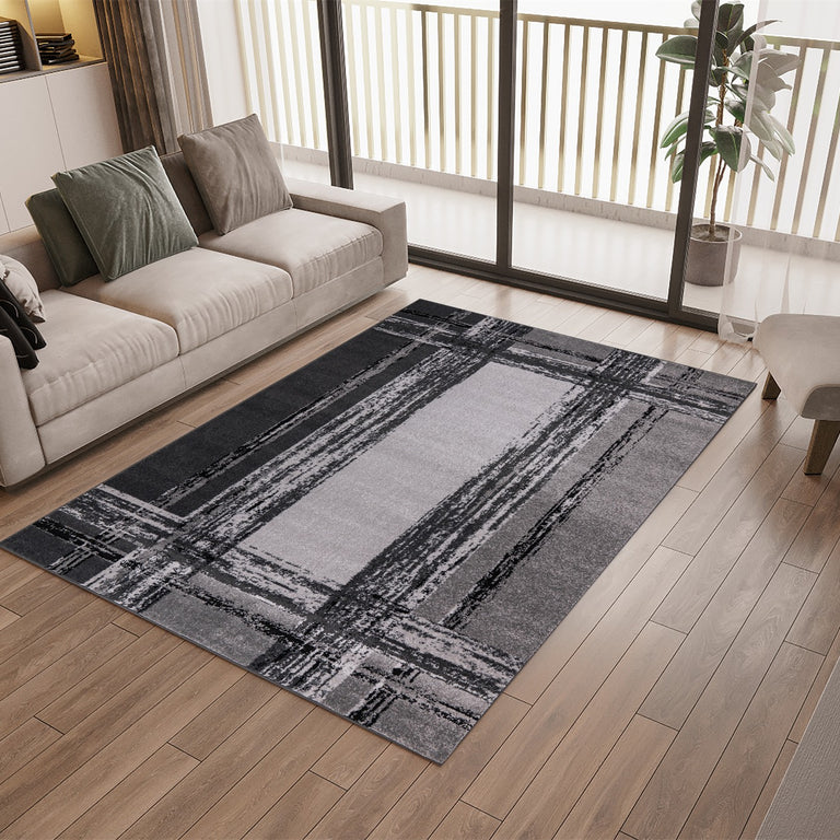 Twist T1739 Bohemian Rug Charcoal