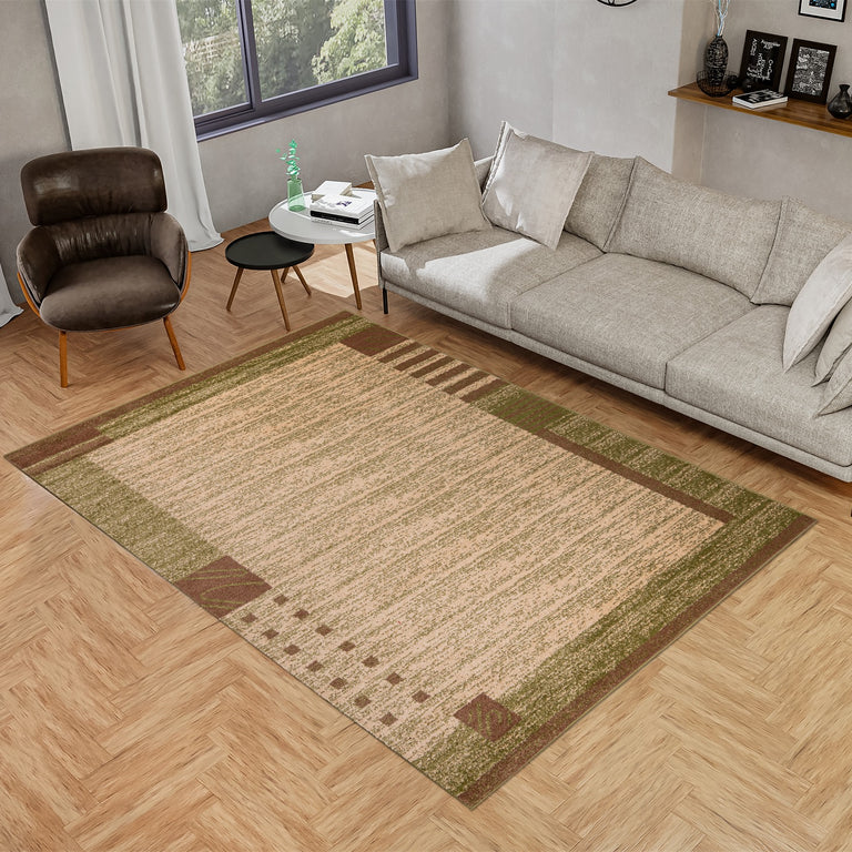 Twist T1009 Bohemian Rug Green