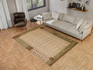 Twist Bohemian Rug T1009 Green  lifestyle picture