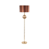 Two Tone Brown Glass Floor Lamp picture on the white background