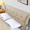 Tyrone 4ft6 Gas-Lift Double Bed close view picture of the headboard
