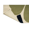Marimekko Unikko Anniversary Outdoor Floral Rug Dusty Green with a polypropylene backing