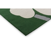 Marimekko Unikko Anniversary Outdoor Floral Rug Green hand-tufted rug with a loop pile