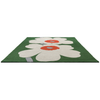 Marimekko Unikko Anniversary Outdoor Floral Rug Green perfect for indoor and outdoor use