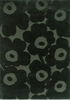 Marimekko Unikko Floral Rug Dark Green picture of the rug floral design