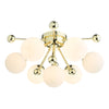 Elegant lighting fixture Ursa 7 Light Flush Polished Gold

