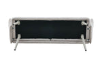 Valbon cashmere dining bench, front view (6)