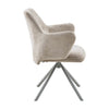 Cashmere Valbon swivel dining chair shown from another angle (5)