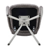 Cocoa Valbon swivel dining chair shown from the side (6)