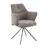 Valbon swivel dining chair in cocoa