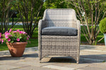 Valencia Garden Table & Chairs Set close view picture of the dining chair