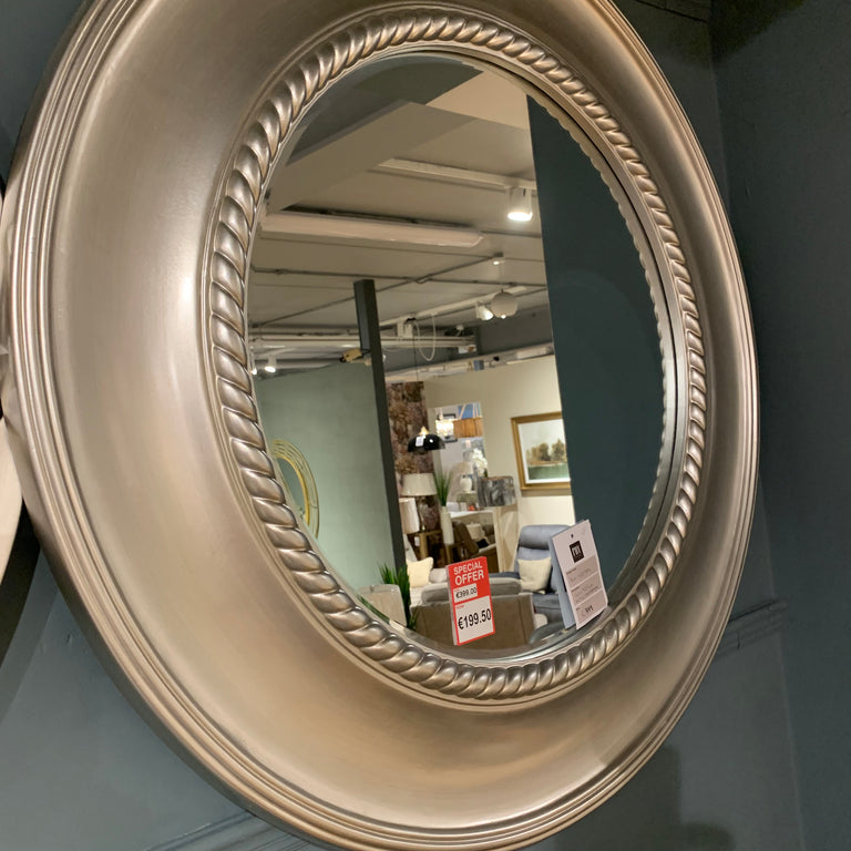 Valis Champagne Rounded Wall Mirror