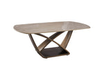Vanosa Coffee Table Brown picture on the white background
