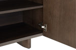 Vanosa Sideboard Brown close view picture of the doors fixture
