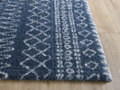 Venice Geometric Rug - Blue 1794 picture of the rug corner