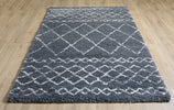 Venice Geometric Rug - Grey 1721 picture on the floor