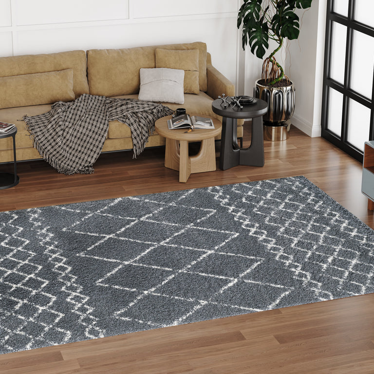 Venice Geometric Rug - Grey 1721