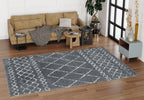 Venice Geometric Rug – Grey 1721 lifestyle picture