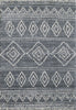 Venice Geometric Rug - Grey 2941 picture of the rug design