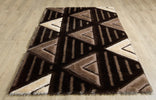 Venus Geometric Rug - Beige Brown life style picture
