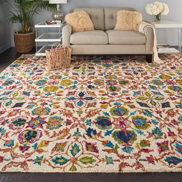 Nourison Vibrant Rug VIB08 Ivory