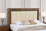 Vienna King Size 5ft Cream Bed Frame close view picture of the headboard