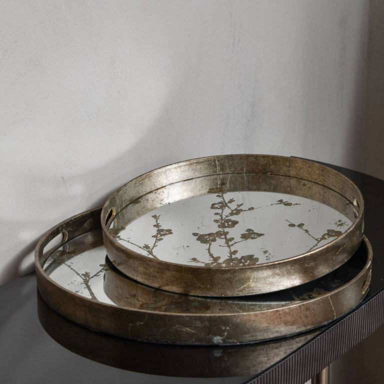 Vienna Set Of 2 Blossom Trays