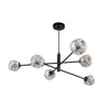 Vignette 6 Light Pendant Matt Black picture of the light design