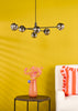 Vignette 6 Light Pendant Matt Black perfect fit to the various of interiors