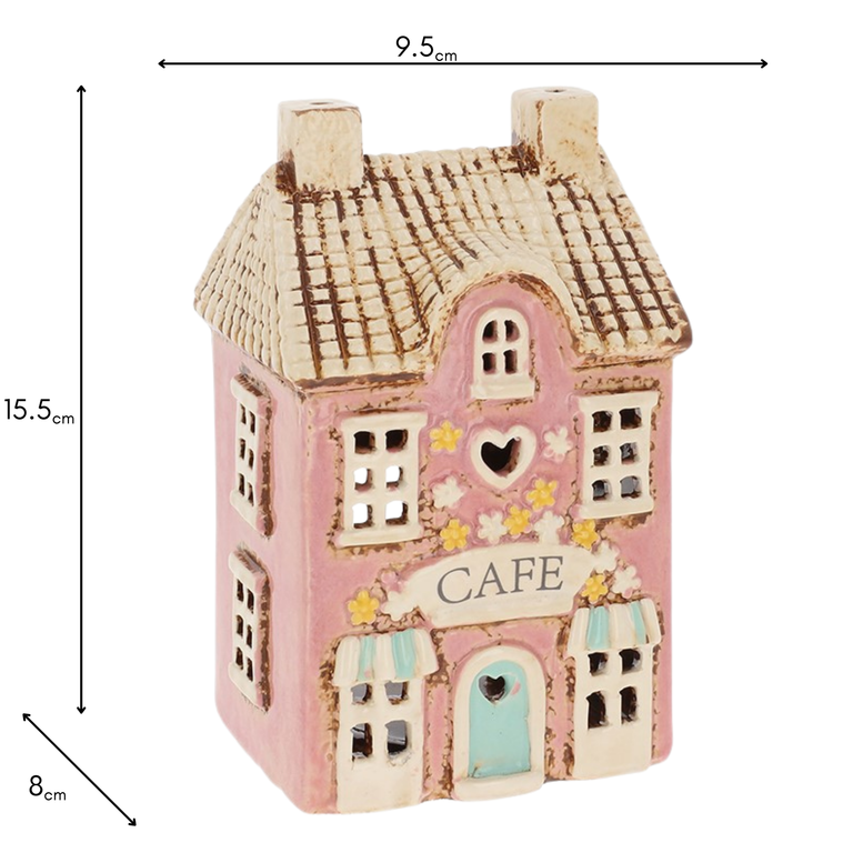 Village Pottery Cafe Tealight - Figurines & Ornaments Collection