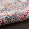 Nourison Vintage Kashan Rug VKA05 Grey Multi with a low pile