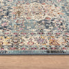 Nourison Vintage Kashan Rug VKA01 Blue with a bordered ends