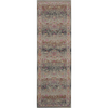 Nourison Vintage Kashan Rug VKA01 Grey Runner picture of the rug damask design