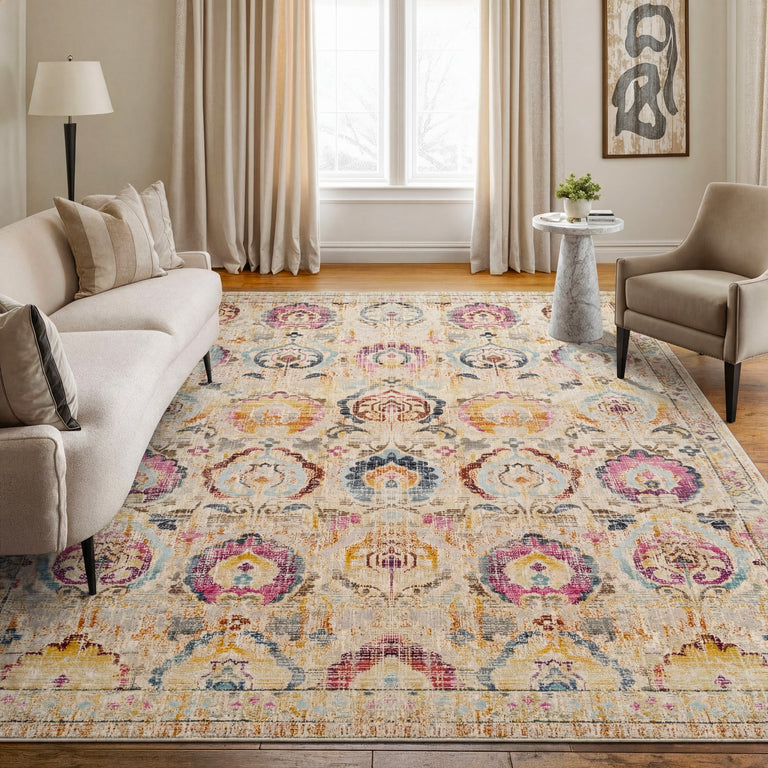 Nourison Vintage Kashan Rug VKA04 Ivory