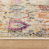Nourison Vintage Kashan Rug VKA04 Ivory with a bordered ends