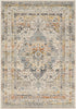 Nourison Vintage Kashan Rug VKA12 Ivory Sage picture of the rug damask design
