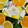 Vintage Lemon & Mandarin Soap living style photo close view