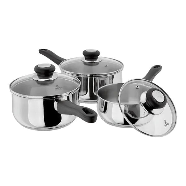 Judge Vista 3 Piece Saucepan Set