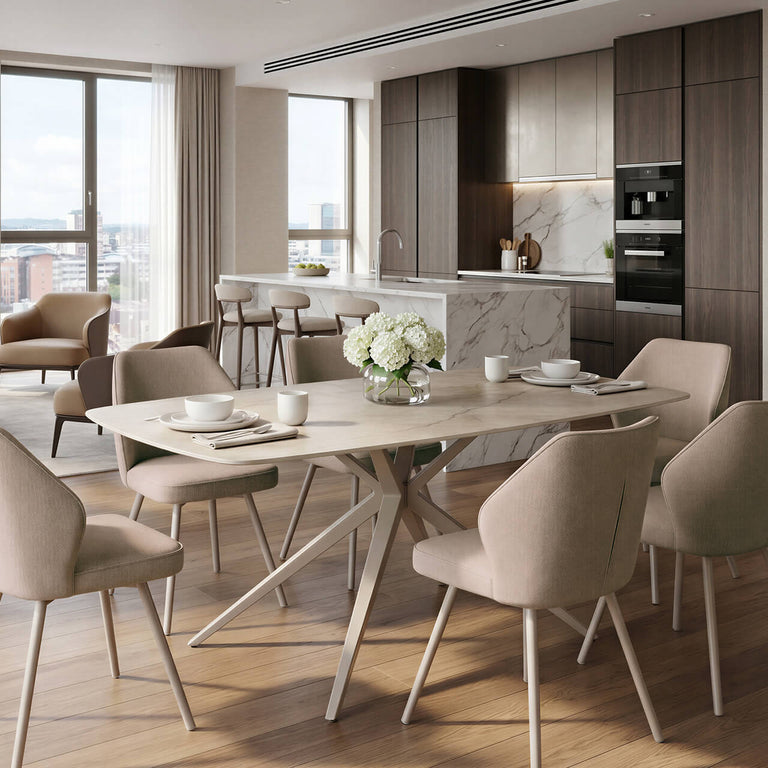 Vista Dining Table 180cm Beige