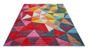 Concept Looms Viva Rug VIV103 Multi made with a vibrant bright color palette